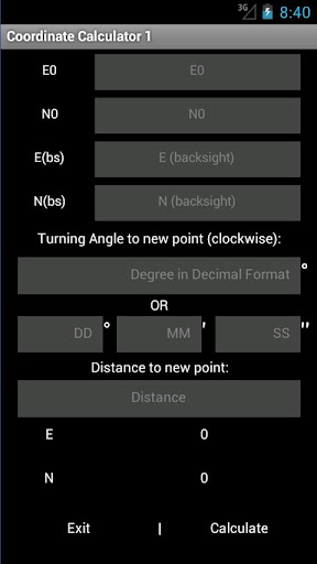 Coordinate Calculator