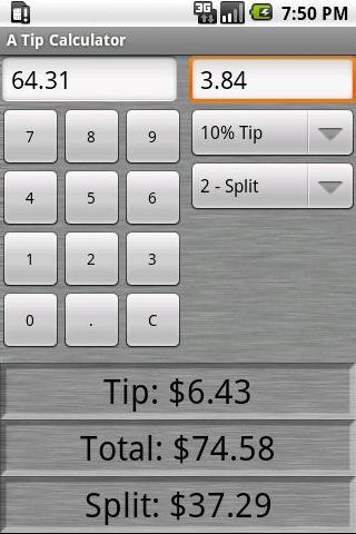 A Tip Calculator