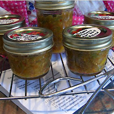 Green Tomato Hot Dog Relish