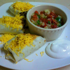 Southwestern Chicken and Black Bean Burritos