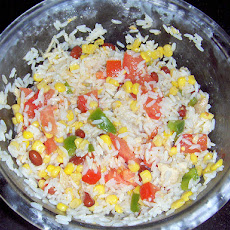 Summer Rice Salad With Tomatoes and Green Beans