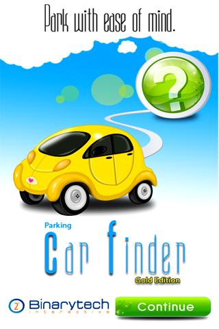 Parking Car Finder GE Gold