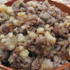 Janet's Thanksgiving Meat Stuffing