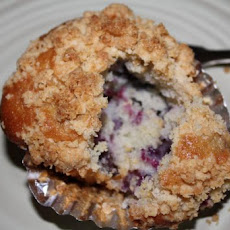 Blueberry Muffins With Crumb Topping