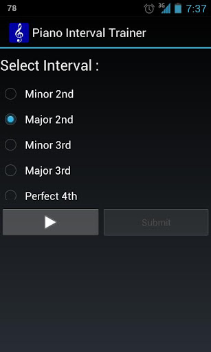 Piano Interval Trainer