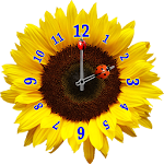Flower Clock Widget Apk