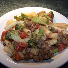 Ziti With Sausage and Broccoli