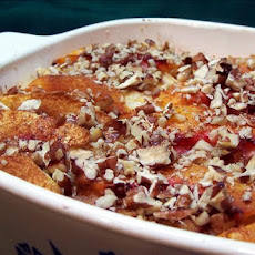 Baked Peach French Toast