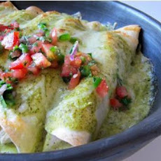 Chicken and Green Olive Enchiladas