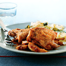 Braised Chicken with Apples and Sage