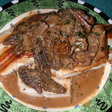 Tuna with Ginger-Mushroom Cream Sauce