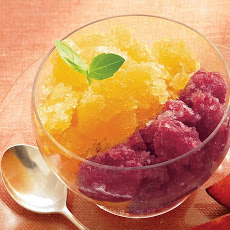 Fruit Granitas: Plum-Ginger Granita
