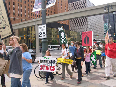 Incinerator Protesters Incinerator Protesters - Photo by Sharon Newton
