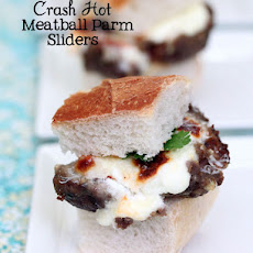 Crash Hot Parmesan Meatballs for Spaghetti or Sliders
