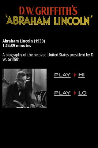 Abraham Lincoln 1930 Movie