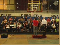 CORO TEATRO MUNICIPAL DE SANTIAGO Y CORO DELA UNIVERSIDAD ARTURO PRAT DE I