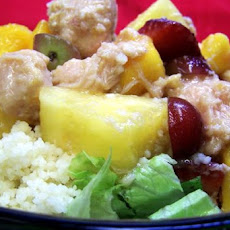 Couscous and Chicken Fruit Salad
