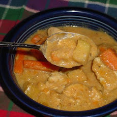 Tangy Apple Curry Chicken and Veggie Stew