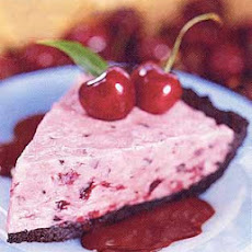 Chocolate-Cherry Ice Cream Pie with Hot Fudge Sauce