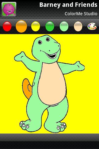 Coloring: Purple Dinosaur