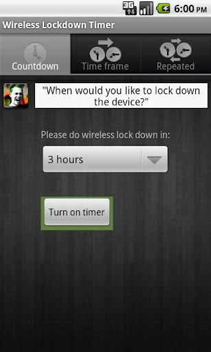 Wireless Lockdown Timer
