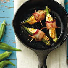 Cheese And Bacon Okra Poppers Recipe