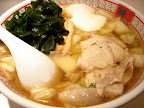 温泉玉子わかめラーメン（どうとんぼり神座）