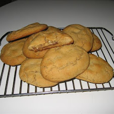 Peanut Butter Snickers Giant Cookies