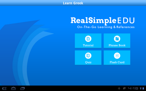 Learn Greek for Tablet