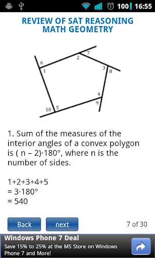 SAT Geometry