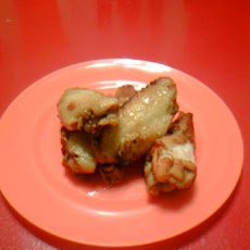 Hot Honey BBQ Garlic Wings