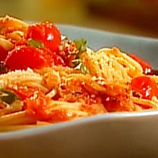 Spaghetti with Roasted Eggplant and Cherry Tomatoes