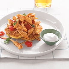 Smoky Chicken Corn Cakes