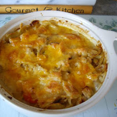 Sherried Chicken and Fettuccine Casserole