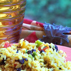 Black Bean & Yellow Rice Salad
