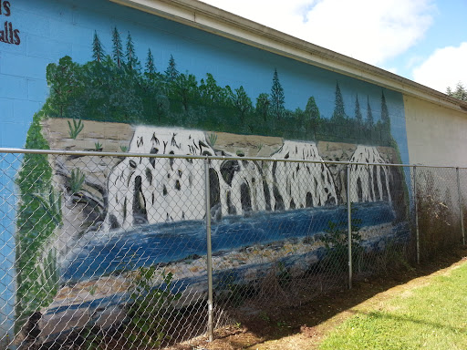 Scotts Mills Butte Creek Falls Mural