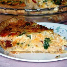Chorizo, Crabmeat Quiche