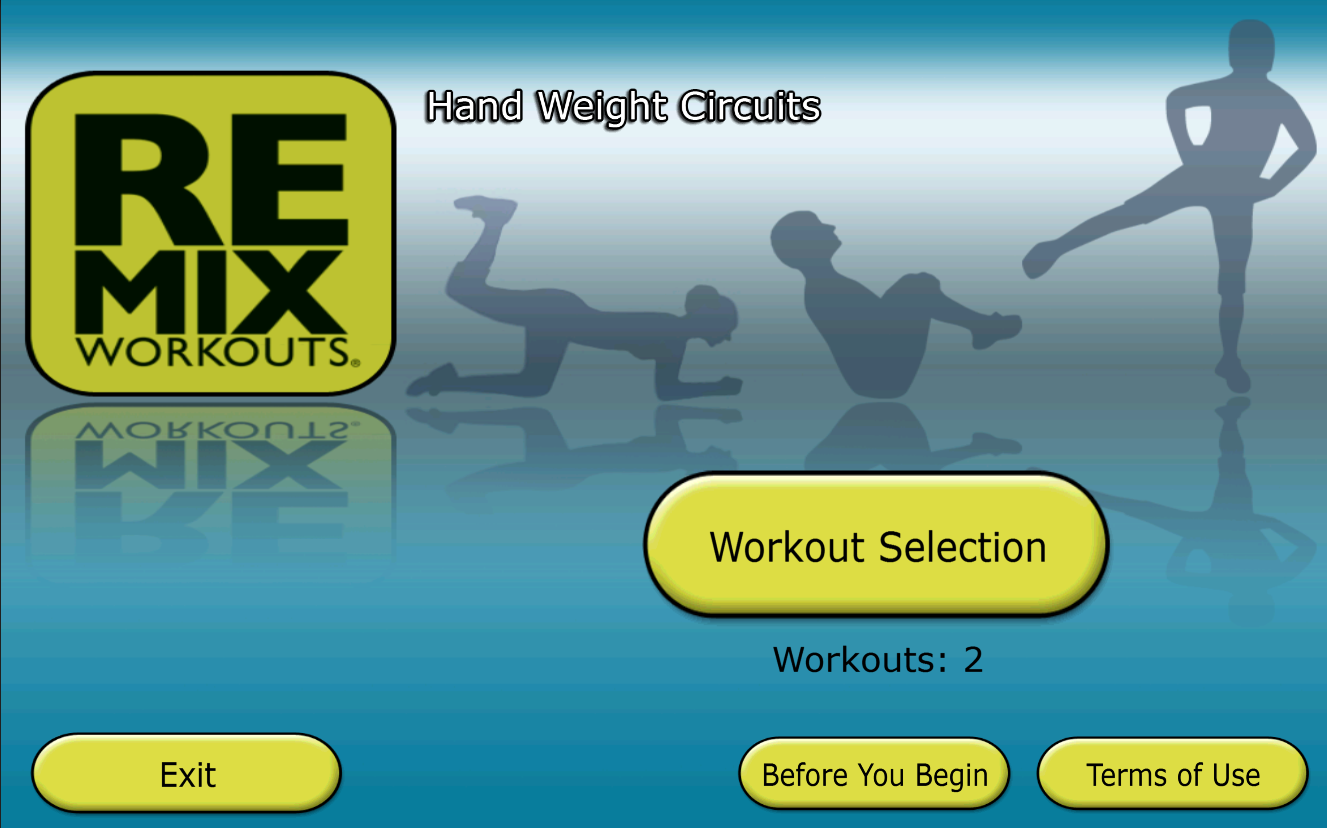 Android application Remix Workouts Hand Weights screenshort