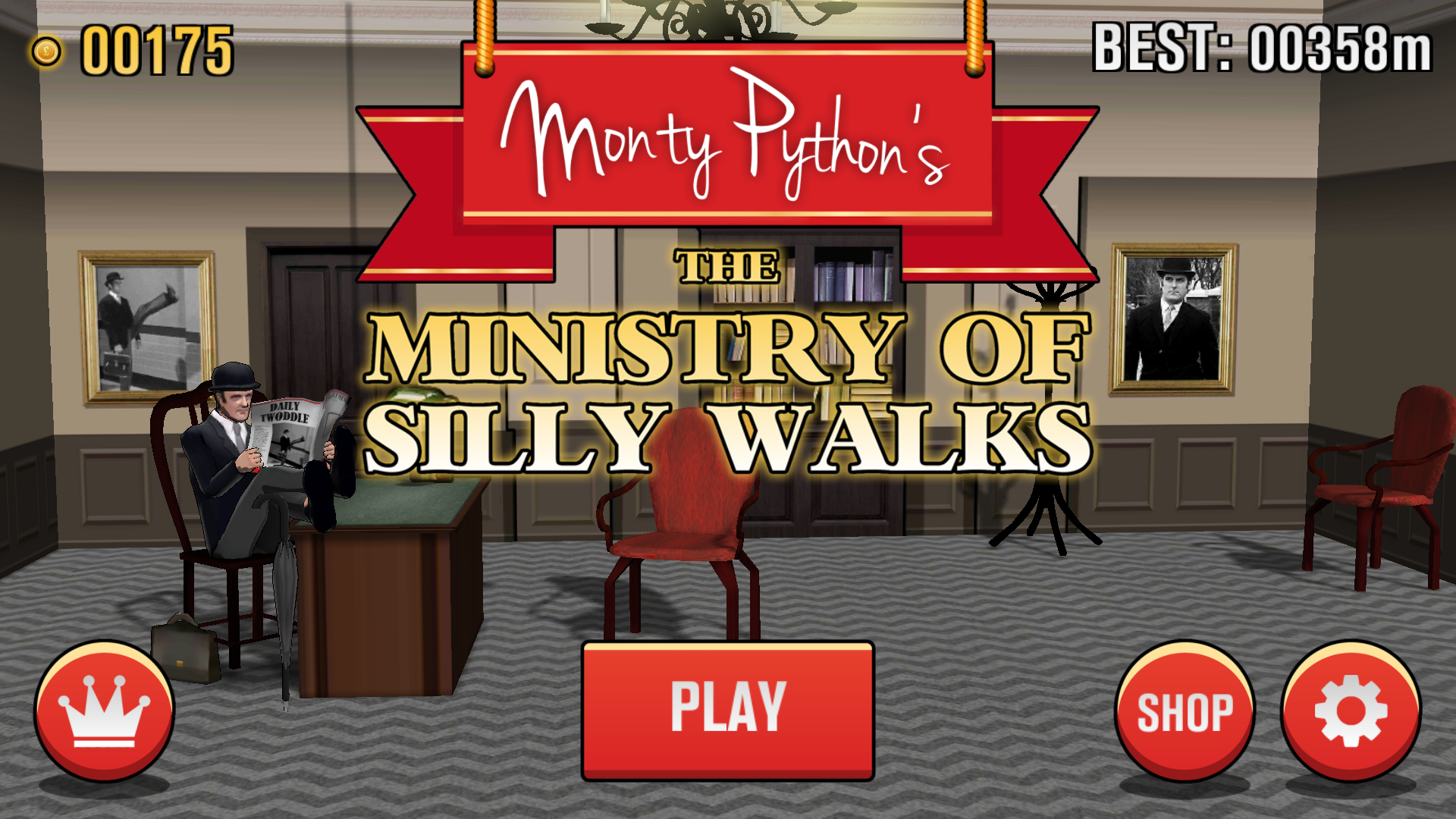 Android application The Ministry of Silly Walks screenshort