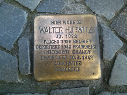 Stolperstein Walter Hurwitz