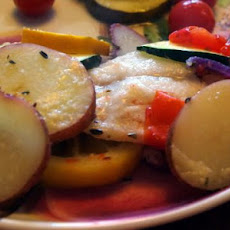 Haddock With Fresh Summer Vegetables