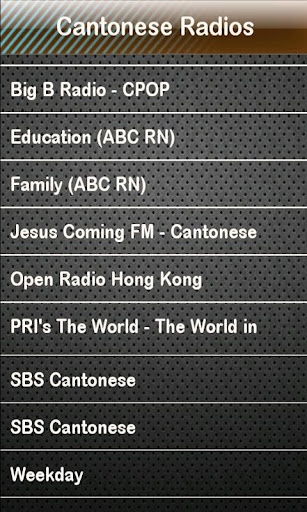 Cantonese Radio Radios