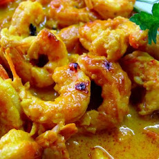 Spicy Jumbo Shrimps With Old Cape Flavours