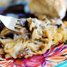 Creamy Chicken Spaghetti Casserole