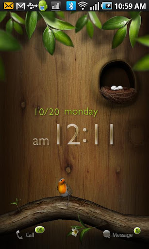 Tia Locker Ani Bird Theme