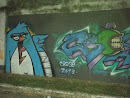 Grafite Pássaro Azul