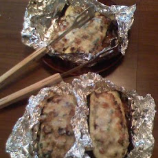 Mediterranean Grilled Stuffed Zucchini