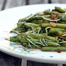 Asparagus and Pea Shoot Stir-Fry