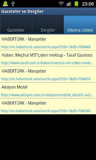 Gazeteler ve Dergiler