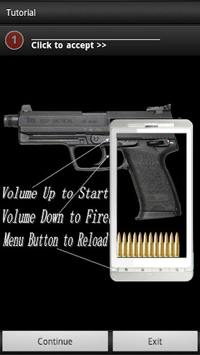 simulated-gun for android screenshot